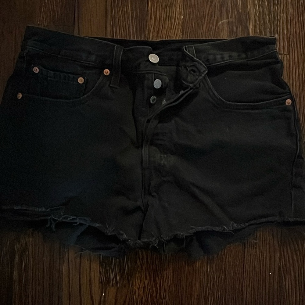 Black Levi shorts